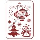 Трафарет Event Design новогодний NGP041 "Снеговик", 31х21 см